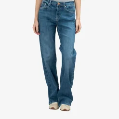 True Religion - Hohe Leibhöhe- Weites Bein- 5-Pocket-Style- Z blau Jeans