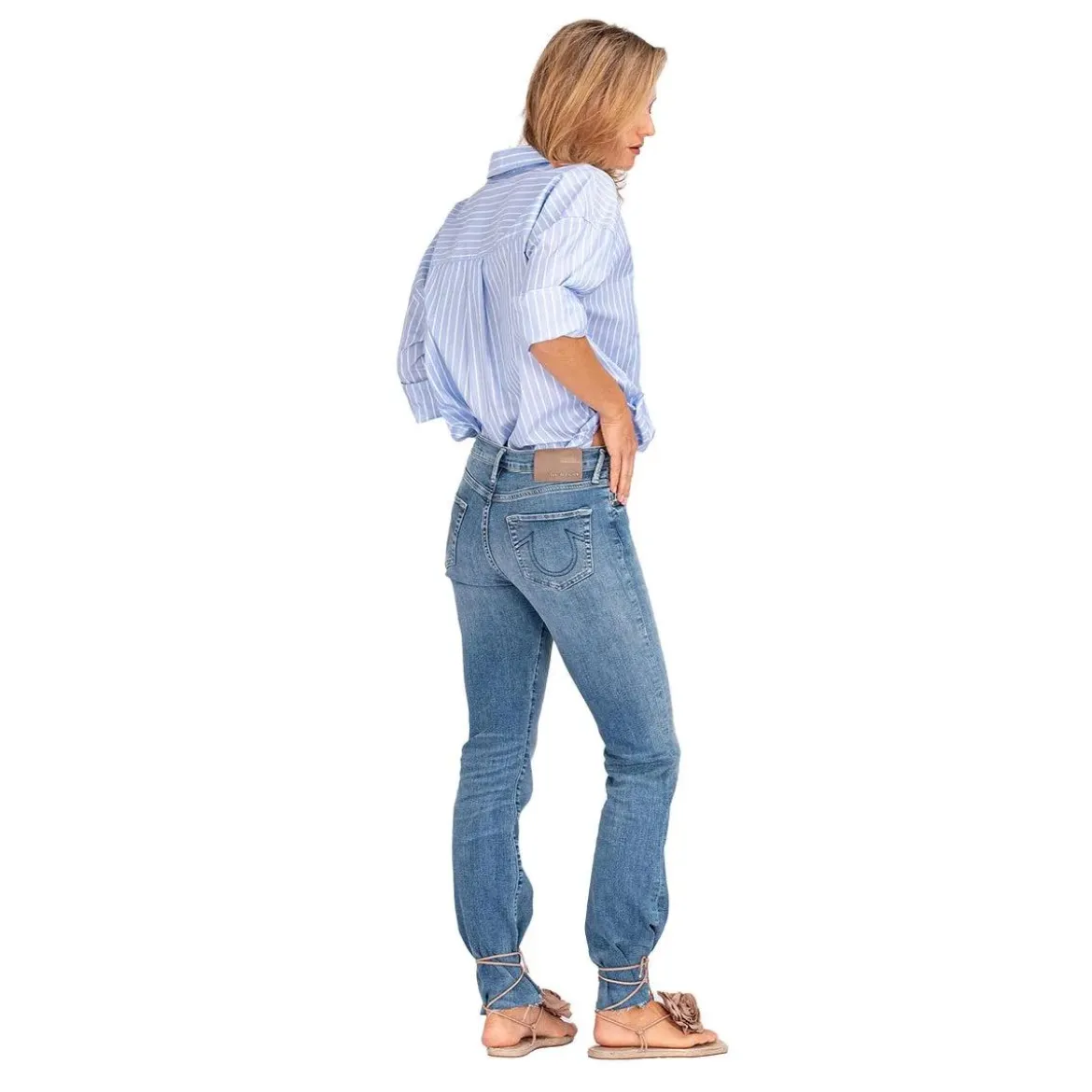 True Religion Jeans BECCA Bootcut blau Jeans
