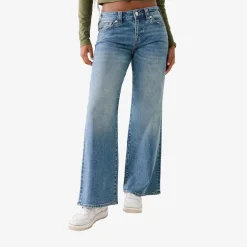 True Religion Jeans BOBBI BAGGY blau Wide Leg Jeans