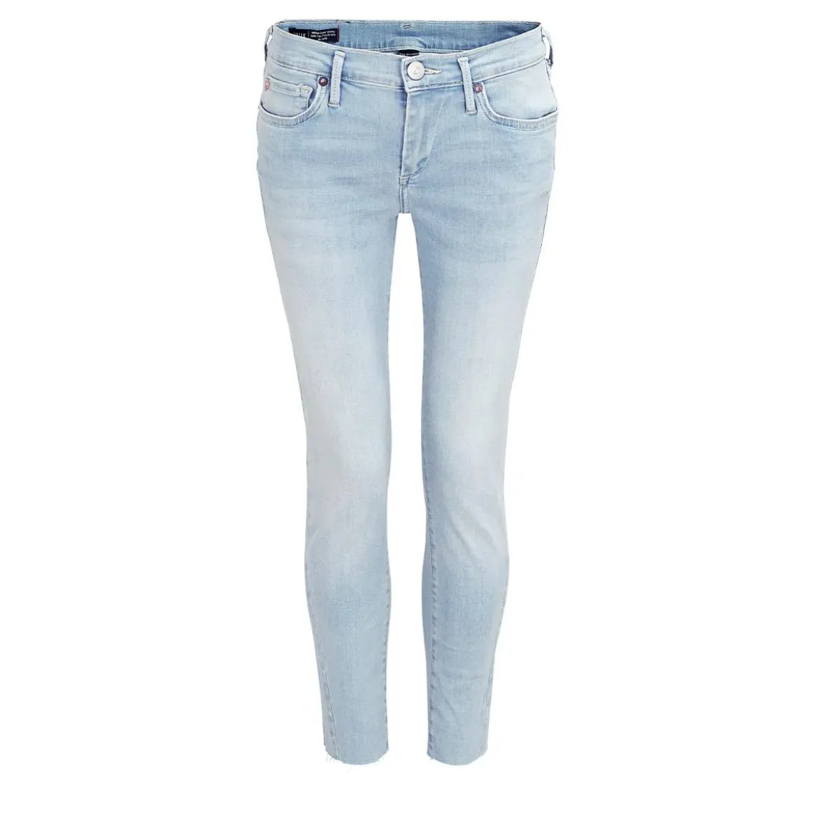 True Religion Jeans HALLE Crop Slit blau Jeans