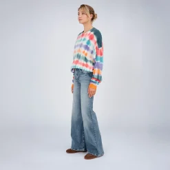 True Religion Jeans MIJA Flared blau Ausgestellte Jeans