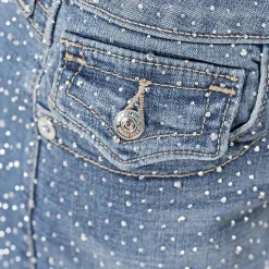 True Religion - Jeans-Shorts JOEY- Mit Klapptaschen- Allover Z hellblau Jeansshorts