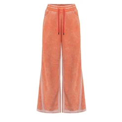True Religion - Jogginghose- Entspannte Silhouette- Geschwunde orange Jogginghose