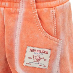 True Religion - Jogginghose- Entspannte Silhouette- Geschwunde orange Jogginghose