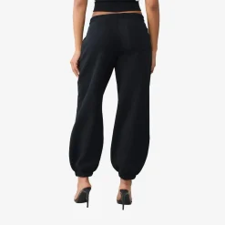 True Religion - Jogginghose- Mittelhoher Bund- Kontrasteinsätz schwarz Jogginghose