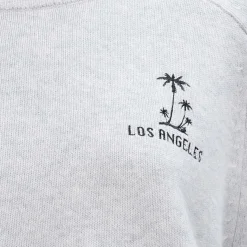 True Religion - Lange Ärmel- Gerader Schnitt- Rippbündchen angrau