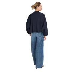 True Religion - Lange Ärmel- Kastenförmiger Schnitt- Verstellb navy Daunenjacke