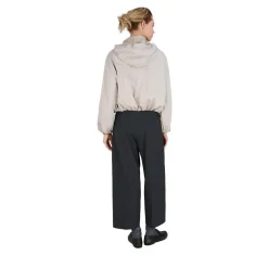 True Religion - Lange Ärmel- Oversize-Schnitt- Balloon-Ärmel- beige Übergangsjacke