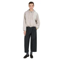 True Religion - Lange Ärmel- Oversize-Schnitt- Balloon-Ärmel- beige Übergangsjacke