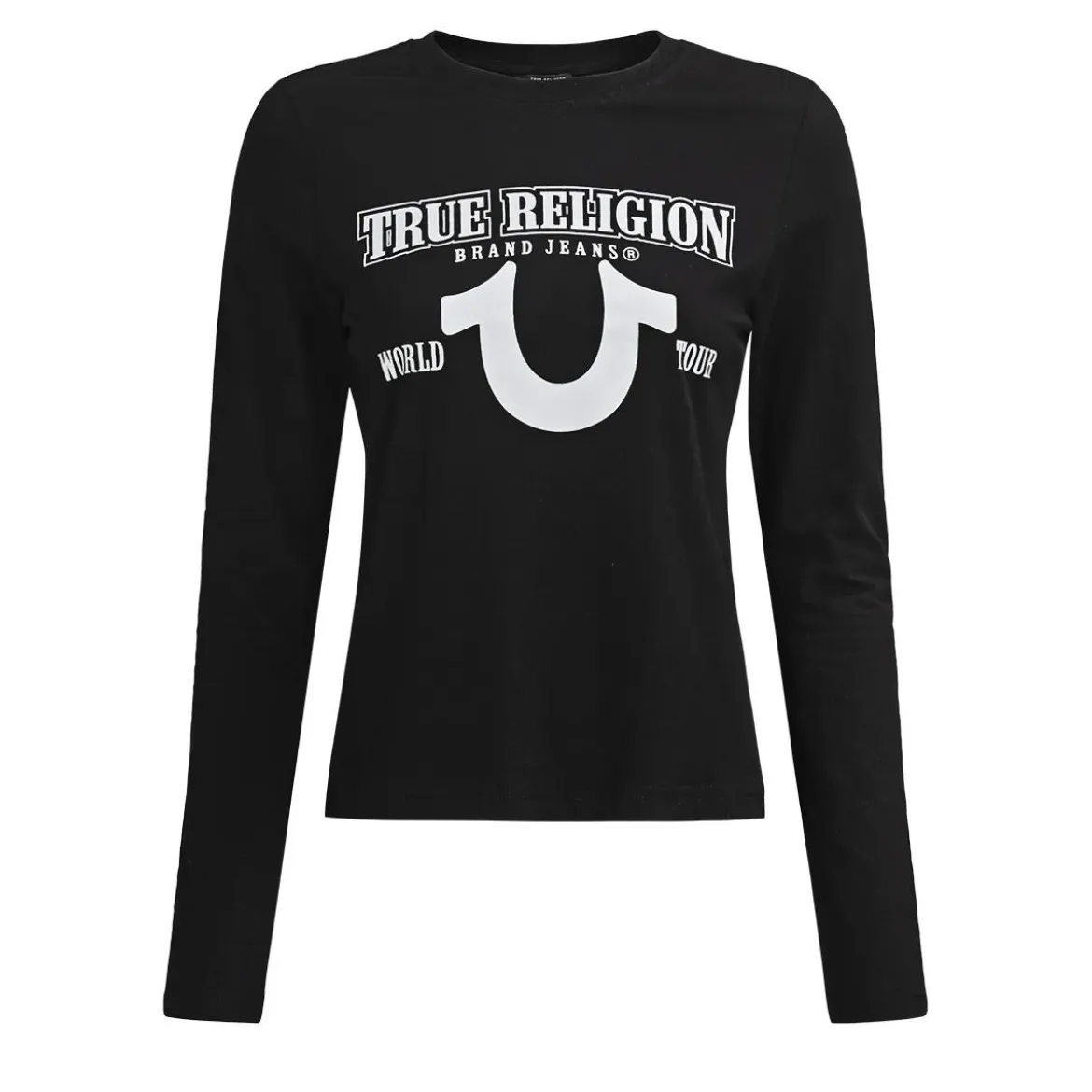 True Religion Longsleeve schwarz Bluse