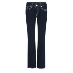 True Religion - Modell: Becca- Mid Rise- Dunkel gewaschene Jea blau Jeans