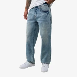 True Religion - Modell: Bobby- Baggy Jeans- Comfort Fit- Farb blau Jeans