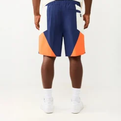 True Religion - Nylon Track-Short- Geometrisches Colorblocking dunkel-blau Shorts