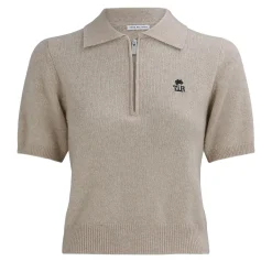 True Religion Strick-Poloshirt AMARA beige Poloshirt