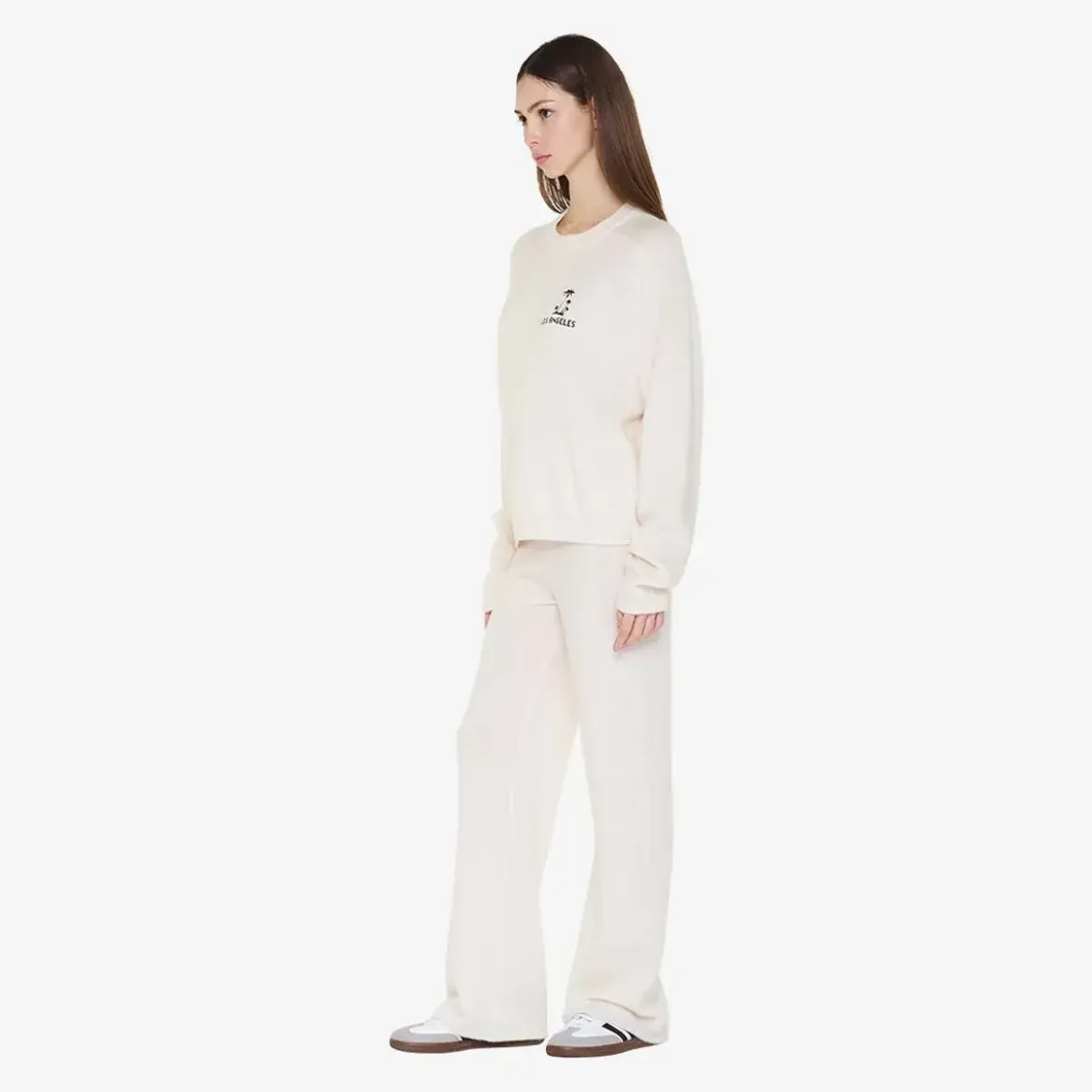 True Religion Strickpulli MC CALIFORNIA creme Pullover