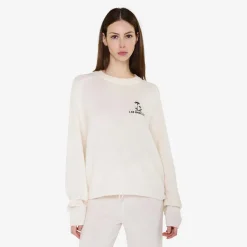 True Religion Strickpulli MC CALIFORNIA creme Pullover