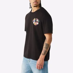 True Religion T-Shirt GARDEN schwarz T-Shirt