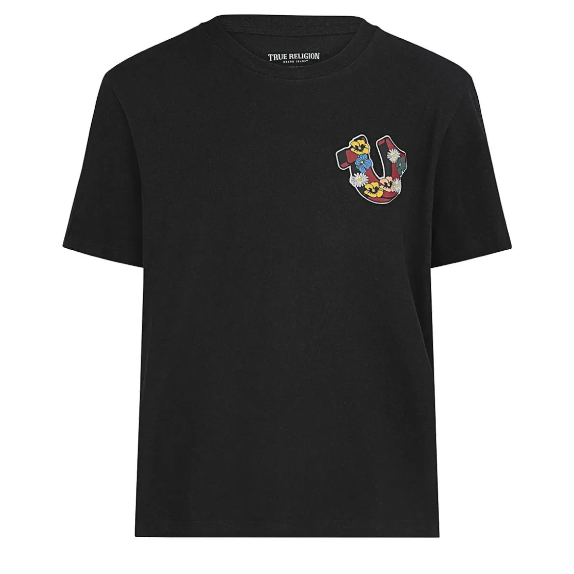 True Religion T-Shirt GARDEN schwarz T-Shirt