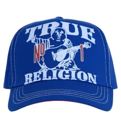 True Religion - Verstellbare Riemen am Hinterkopf- Verstärktesblau Hut