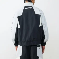True Religion - Windbreakter Flair- Geometrisches Colorblocking schwarz Daunenjacke