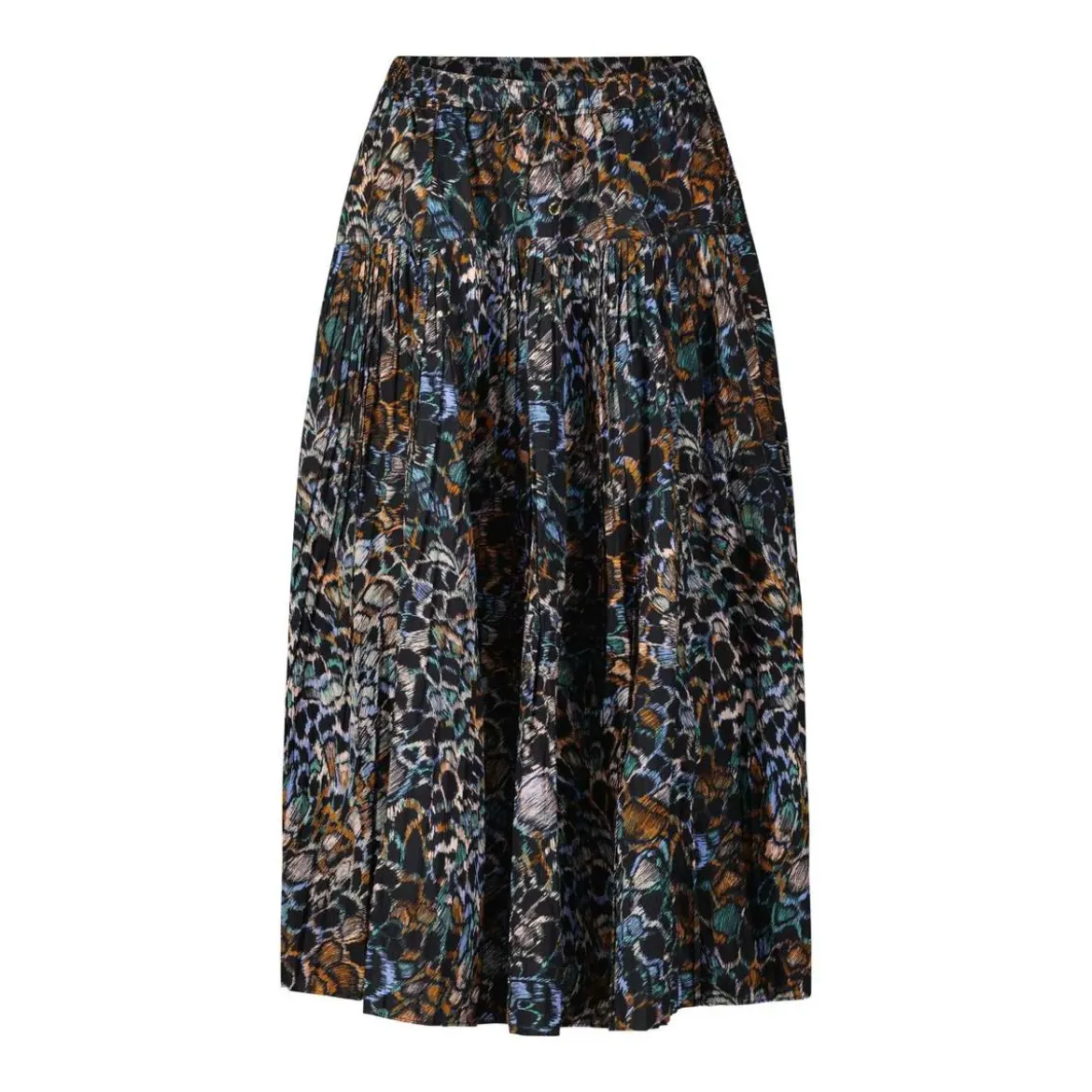 Ulla Johnson Ileida Rock mit Muster mehrfarbig Midirock