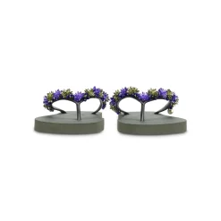 UZURII Die Purple Rio ist das absolute Prunkstück der Uzu grün Flip Flops