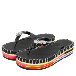 UZURII flip flop Crocodile Colorful Black schwarz Flip Flops