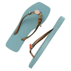 UZURII flip flop Flore Square Grande ocean Flip Flops