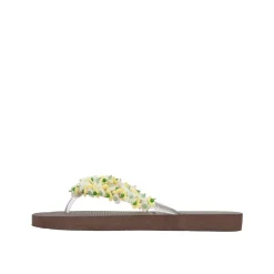 UZURII flip flop Tulum Bloom Yellow mocca Flip Flops