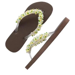 UZURII flip flop Tulum Bloom Yellow mocca Flip Flops
