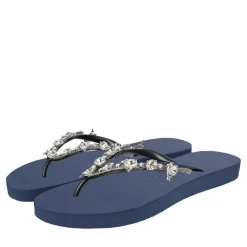 UZURII Zehentrenner Chrystal Dolphin marineblau Flip Flops