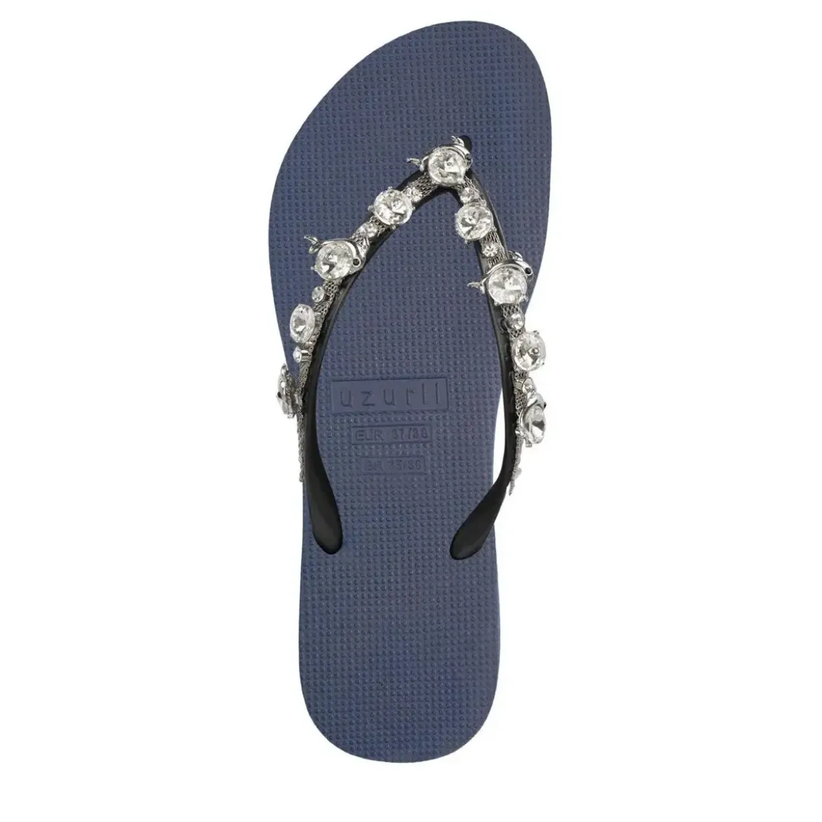 UZURII Zehentrenner Chrystal Dolphin marineblau Flip Flops