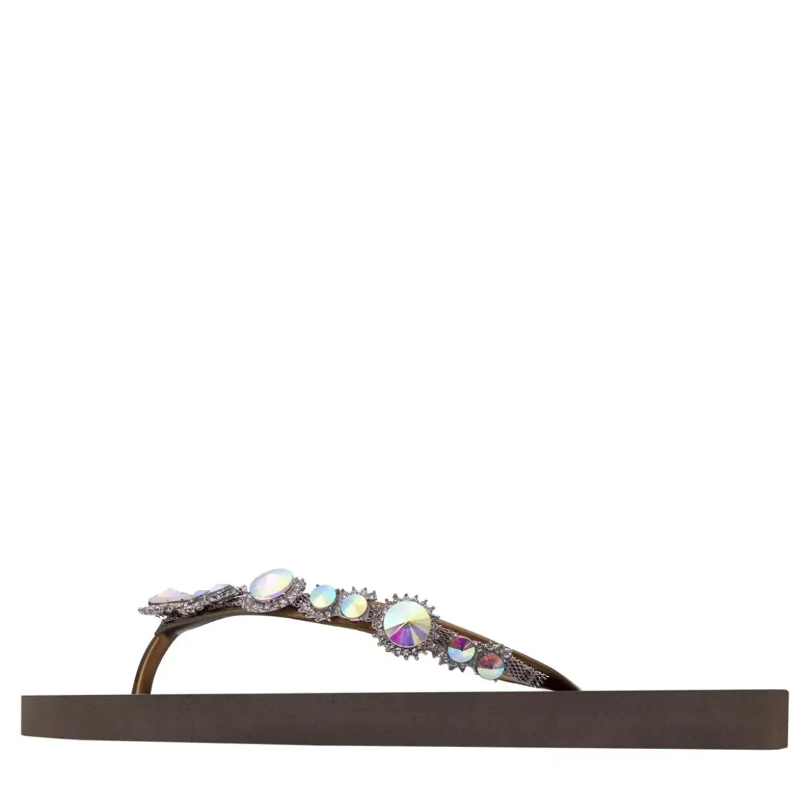 UZURII Zehentrenner Chrystal Marilyn mocca Flip Flops