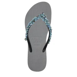 UZURII Zehentrenner Classic Aby Baby Blue silber Flip Flops