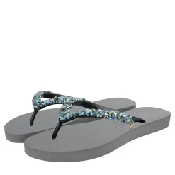 UZURII Zehentrenner Classic Aby Baby Blue silber Flip Flops
