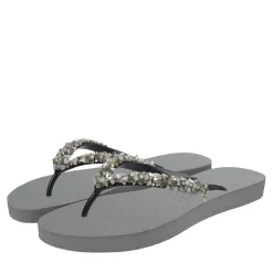 UZURII Zehentrenner Classic Aby Silver silber Flip Flops