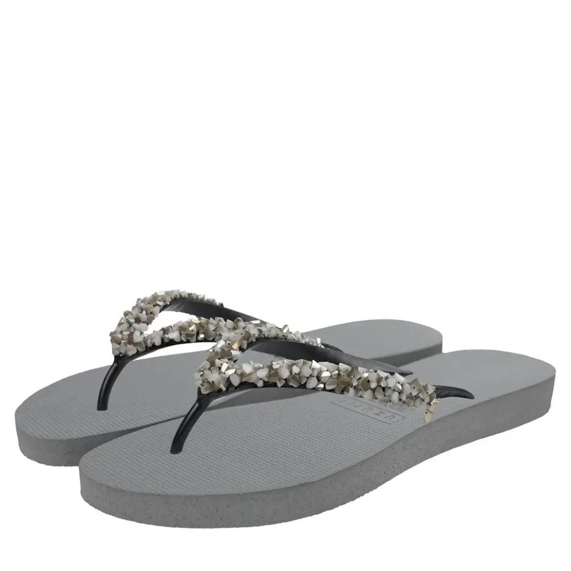 UZURII Zehentrenner Classic Aby Silver silber Flip Flops