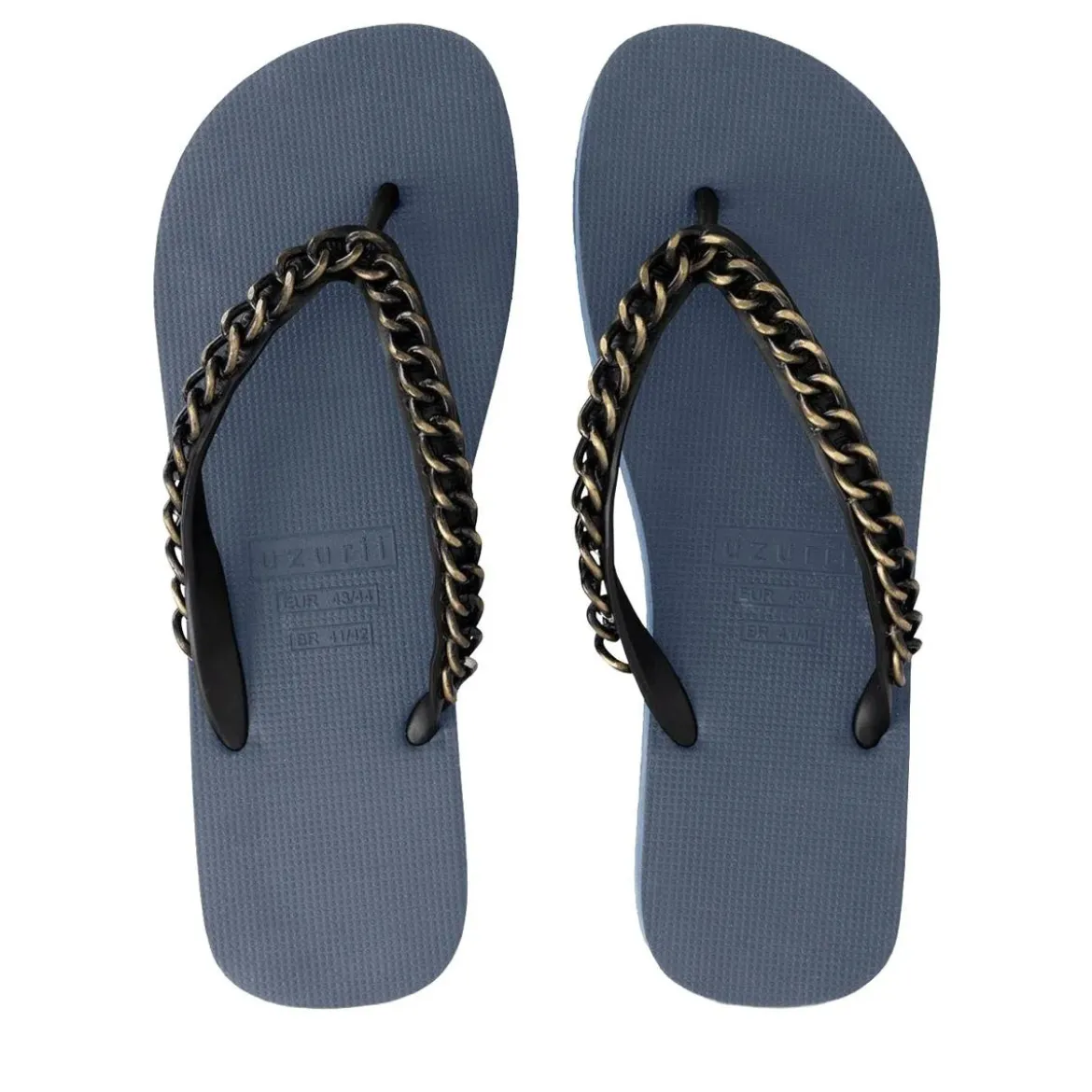 UZURII Zehentrenner Gold Large marine Flip Flops