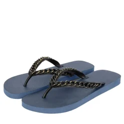 UZURII Zehentrenner Gold Large marine Flip Flops