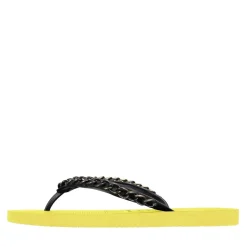 UZURII Zehentrenner Gold Large hell-grün Flip Flops