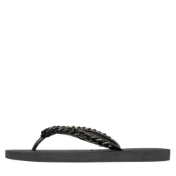 UZURII Zehentrenner Gold Large schwarz Flip Flops