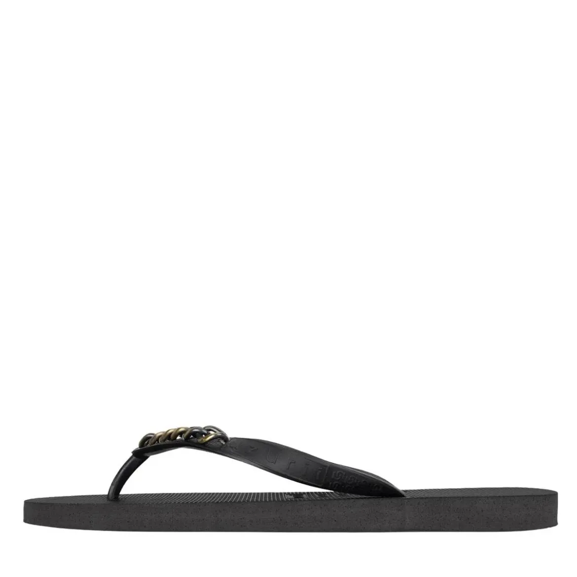 UZURII Zehentrenner Gold Small schwarz Flip Flops
