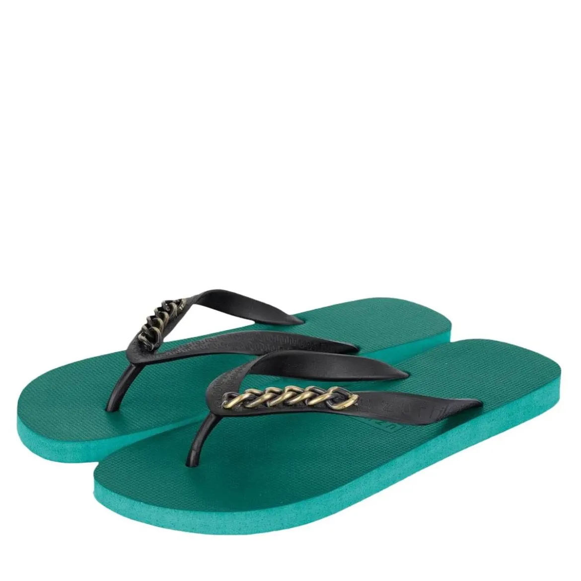 UZURII Zehentrenner Gold Small natur Flip Flops