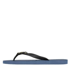 UZURII Zehentrenner Gold Small marineblau Flip Flops
