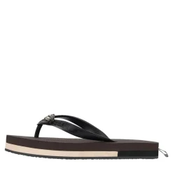 UZURII Zehentrenner Mondriaan Switch Mid Heel mocca Flip Flops