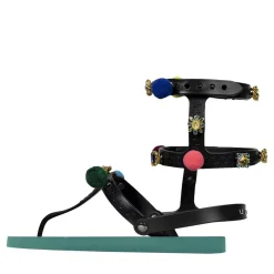 UZURII Zehentrenner Mondriaan Colorful Black natur Flip Flops