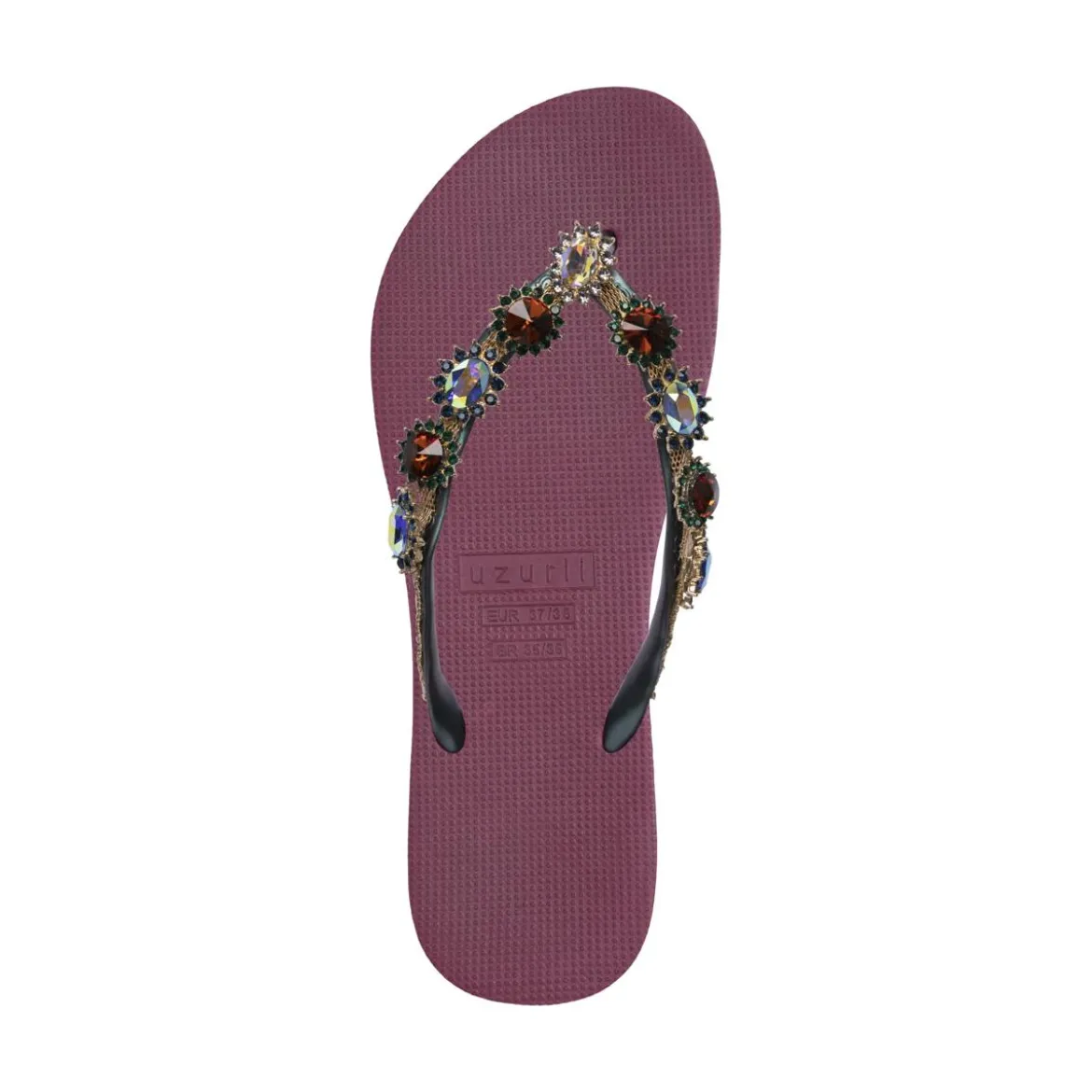 UZURII Zehentrenner Monroe bordeaux Flip Flops
