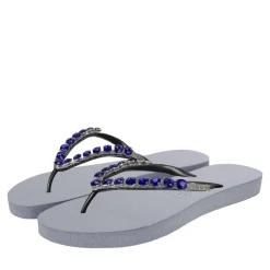 UZURII Zehentrenner Sarah silber Flip Flops