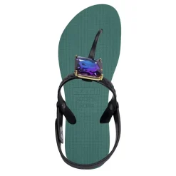 UZURII Zehentrenner Selena Butterfly Chrystal natur Flip Flops