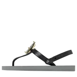 UZURII Zehentrenner Selena Butterfly Chrystal silber Flip Flops